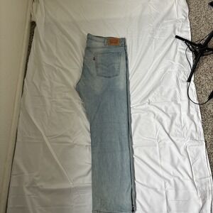 Levis 513 Jeans Mens 38x30 Blue‎ Slim Straight Leg Medium Wash Denim Pants